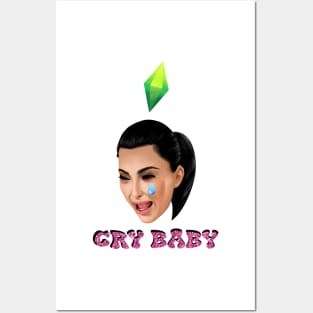 KIM CRY MEME Posters and Art